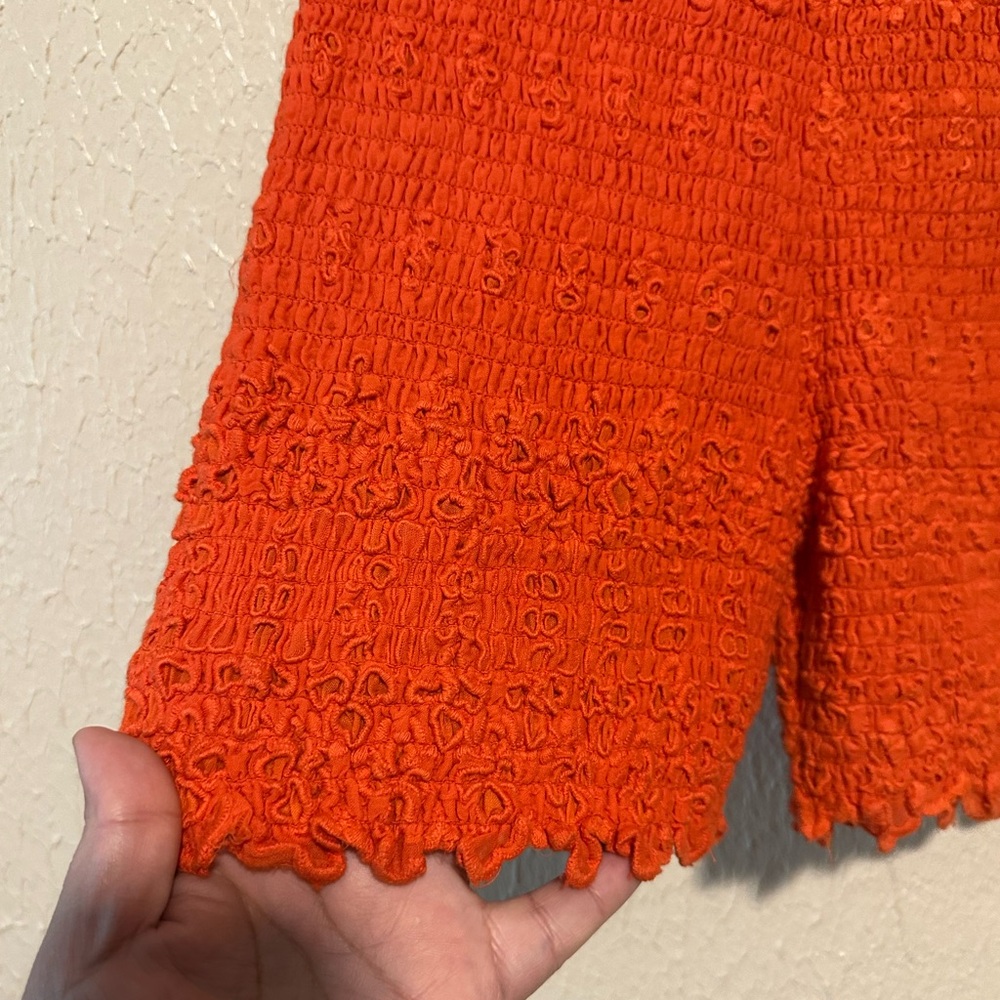 Free People One Beach Smocked High Waist Shorts Super Stretchy Size XS - Picture 3 of 5